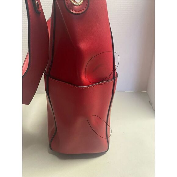 BOSTANTEN Women’s Leather Hobo Bucket Shoulder Bag Red 9X5X12 SEE DESCRIPTION - Picture 5 of 13